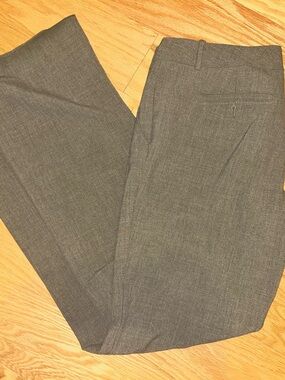 The Limited Drew Fit Brown Boot-Cut Dress Pants